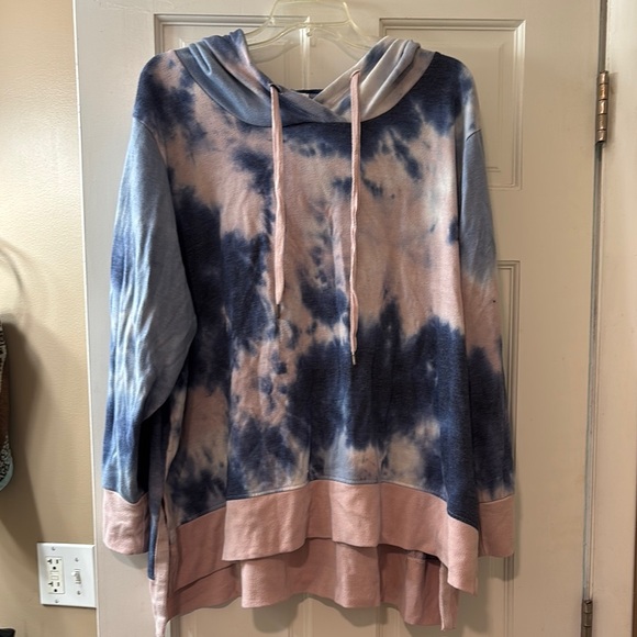 Wallflower Blue Hooded Sweatshirt - Picture 1 of 3